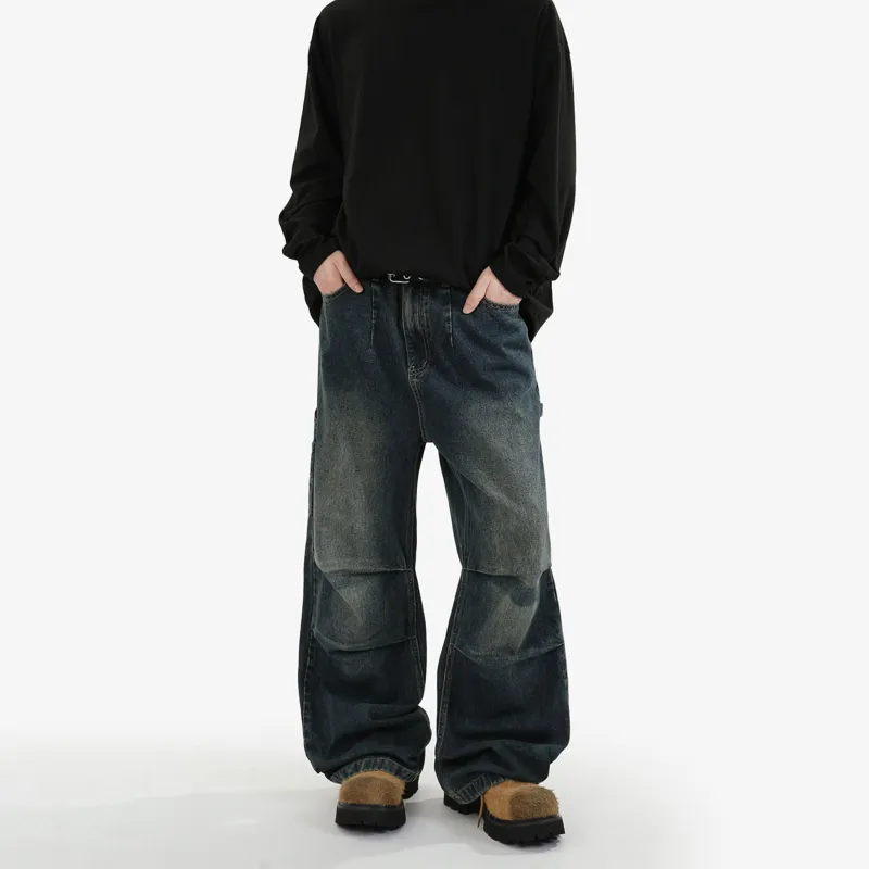 Pirkadat Jeans Unisex Vintage Black-4