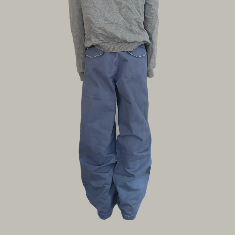 Pirkadat Casual Pants Unisex Blue-2