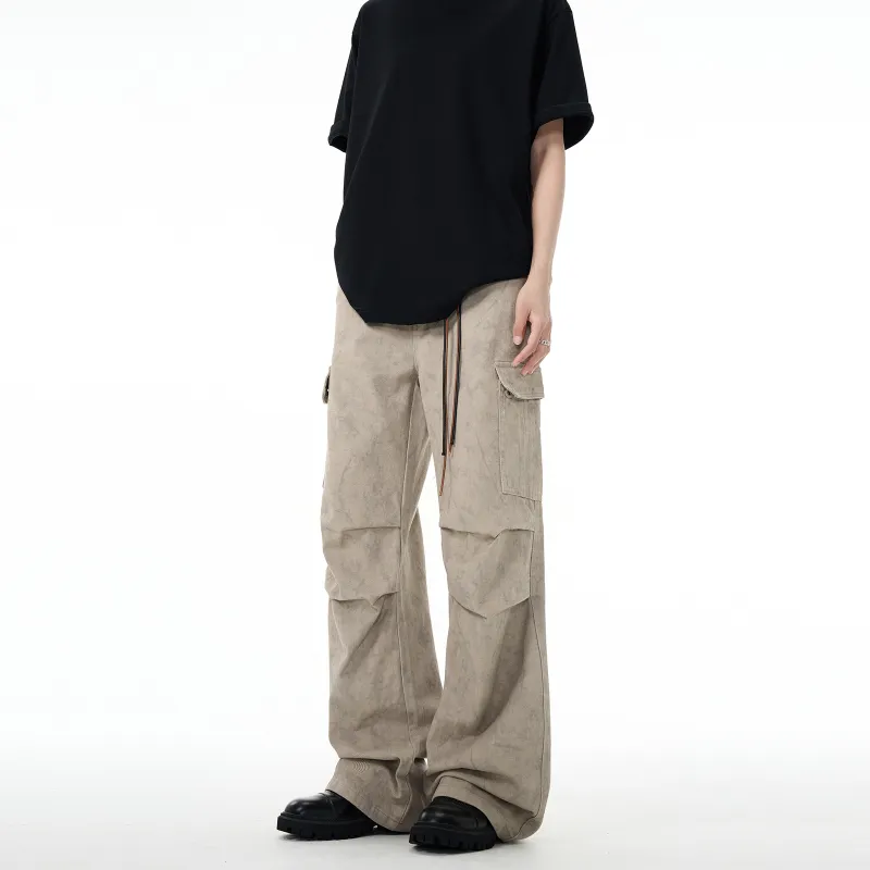 Pirkadat Cargo Pants Unisex Apricot-1