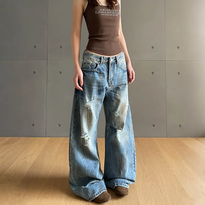 Pirkadat Jeans Unisex Blue-1