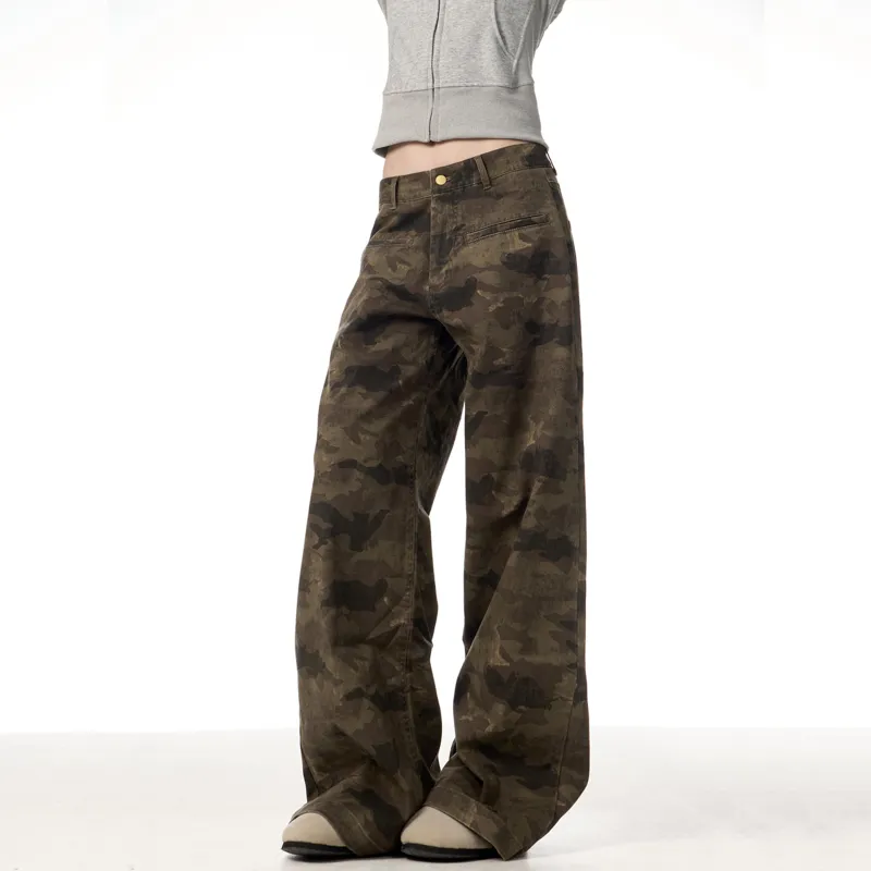 Pirkadat Casual Pants Unisex Camouflage-4