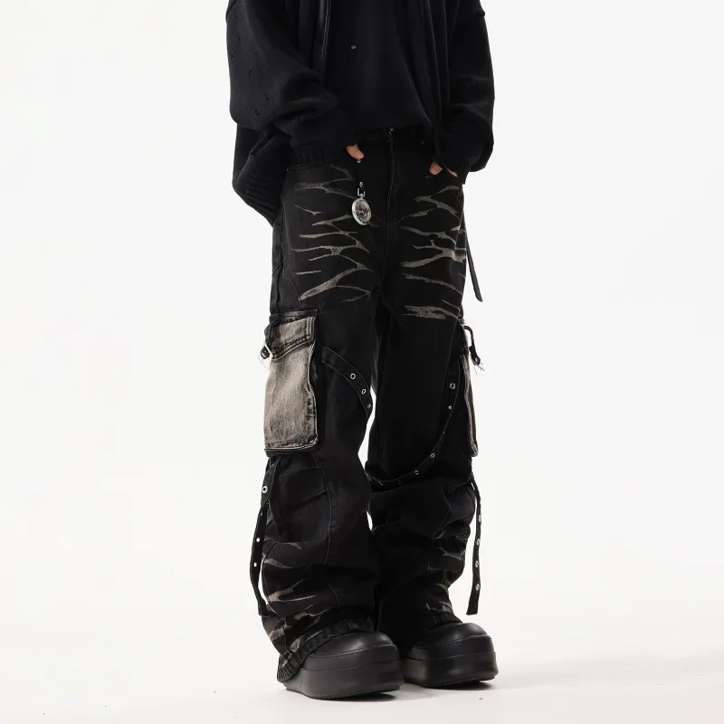 Pirkadat Jeans Unisex Black-3