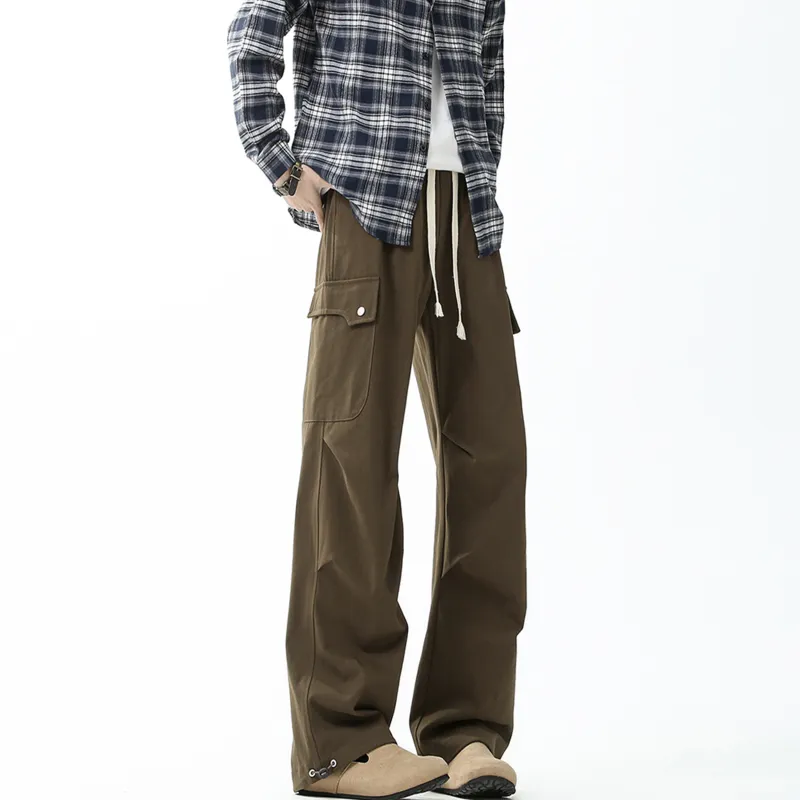Pirkadat Casual Pants Unisex Black-7
