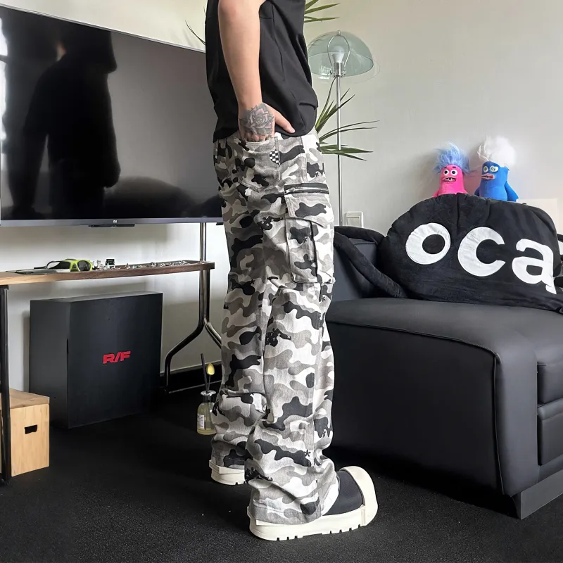 Pirkadat Jeans Unisex Camouflage-1
