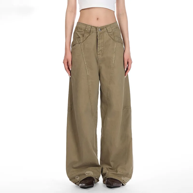 Pirkadat Jeans Unisex Khaki-1