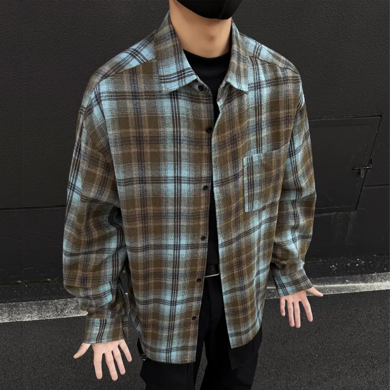Pirkadat Shirt Unisex Green Plaid-9