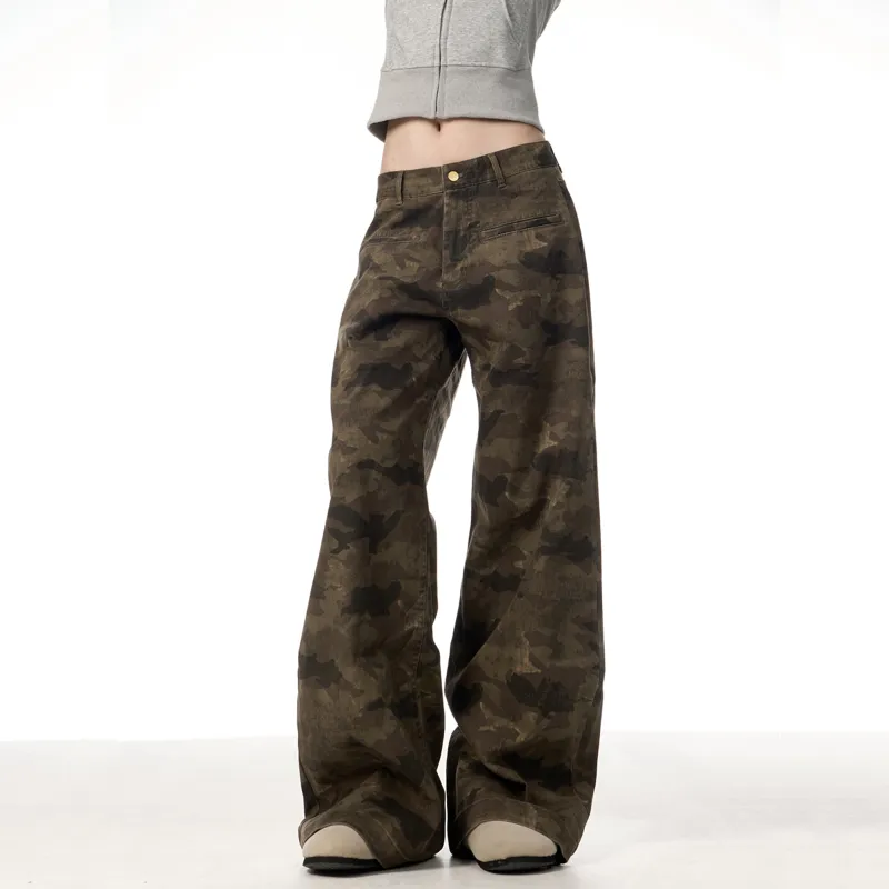 Pirkadat Casual Pants Unisex Camouflage-5