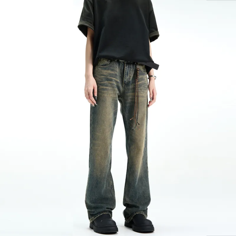 Pirkadat Jeans Unisex Vintage Blue-4