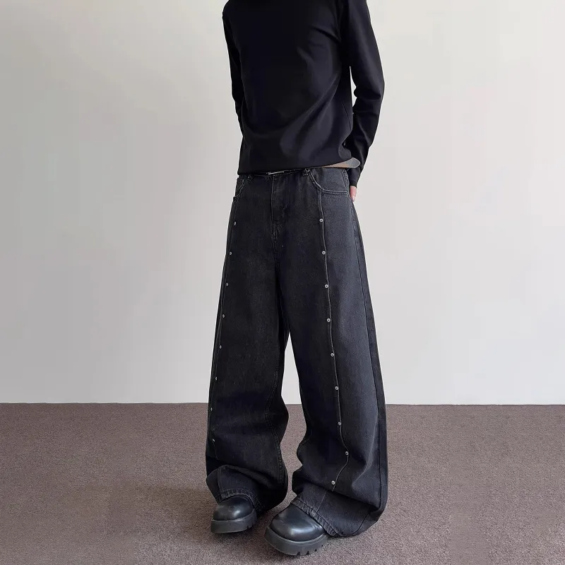 Pirkadat Jeans Unisex Black-4