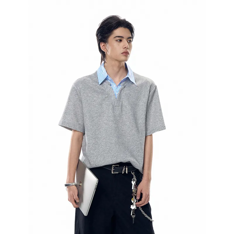 Pirkadat Polo Shirts Unisex Gray-4
