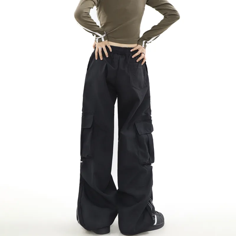 Pirkadat Casual Pants Unisex Black-2