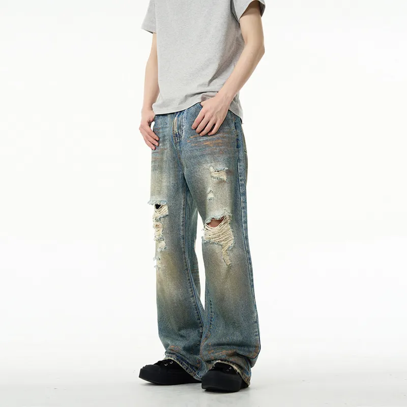 Pirkadat Jeans Unisex Vintage Blue-3