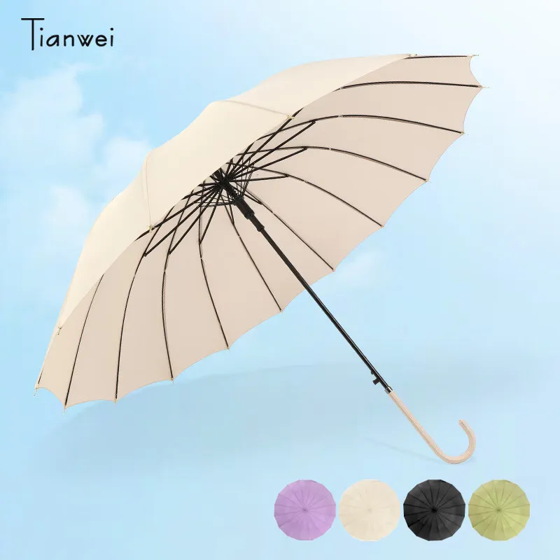 TIANWEI UMBRELLA Umbrellas Black/beige/purple/green-3