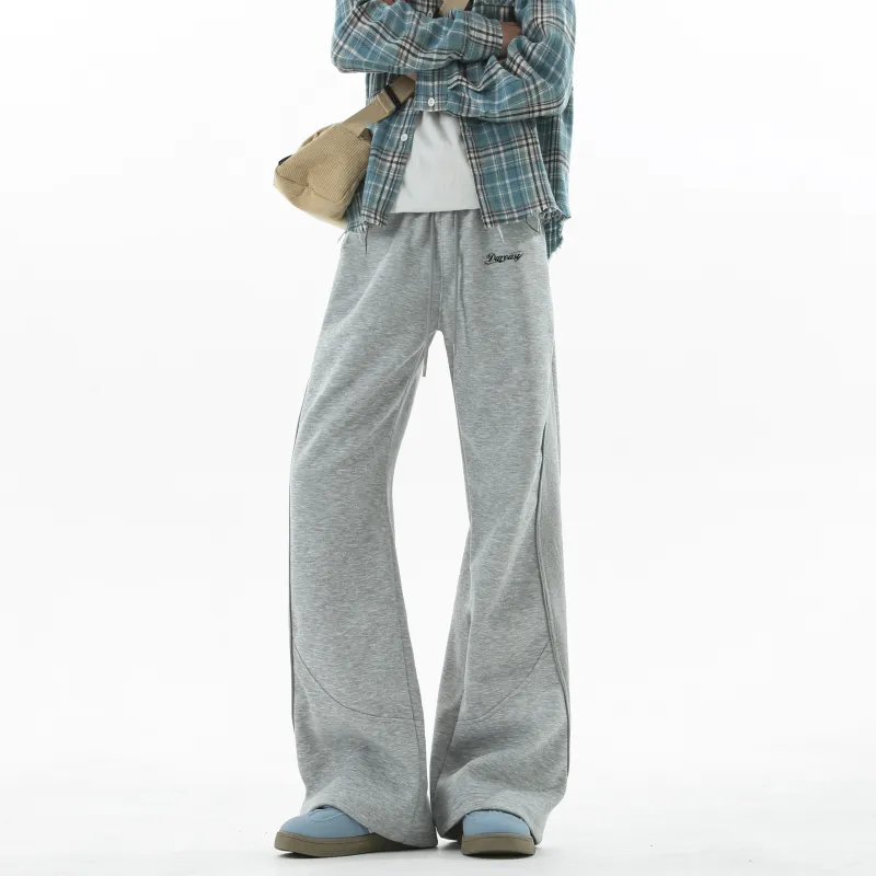 DAREASY Casual Pants Unisex White Heather Gray-9