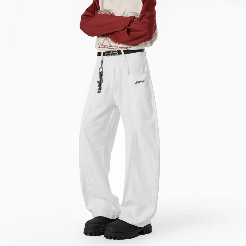 DAREASY Jeans Unisex White-3