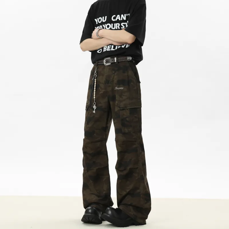 DAREASY Jeans Unisex Jungle Camouflage-2