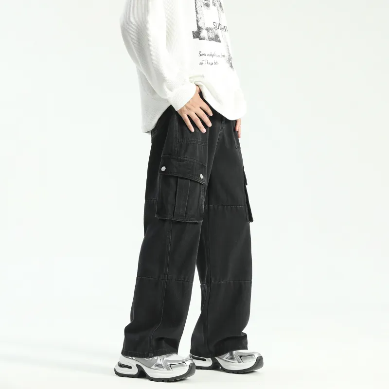 DAREASY Jeans Unisex Washed Blue-33