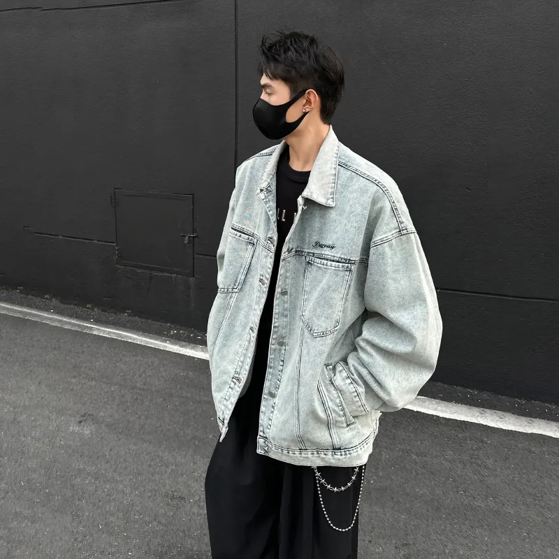 DAREASY Denim Jackets Unisex-12