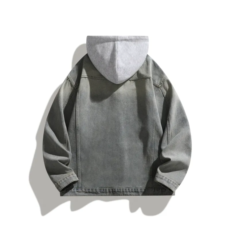 DAREASY Denim Jacket Unisex Black-4