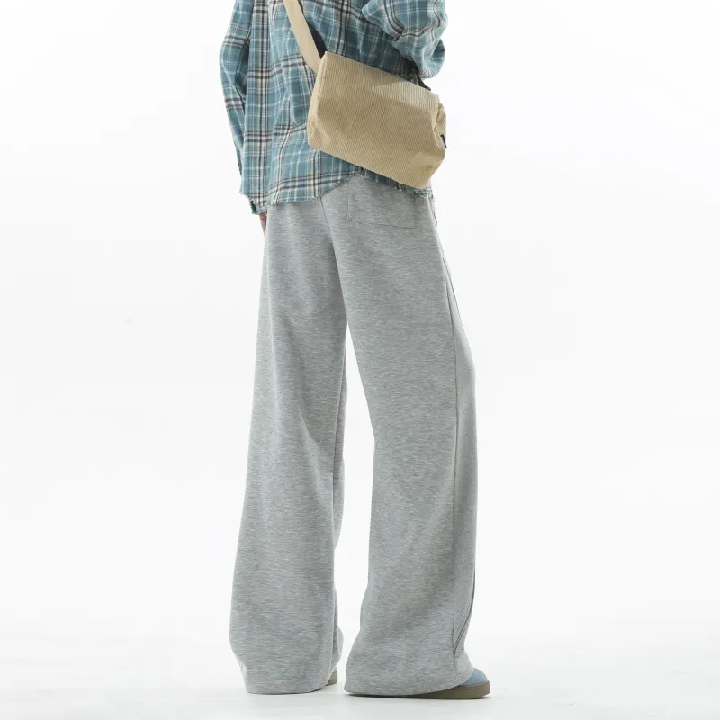 DAREASY Casual Pants Unisex White Heather Gray-10