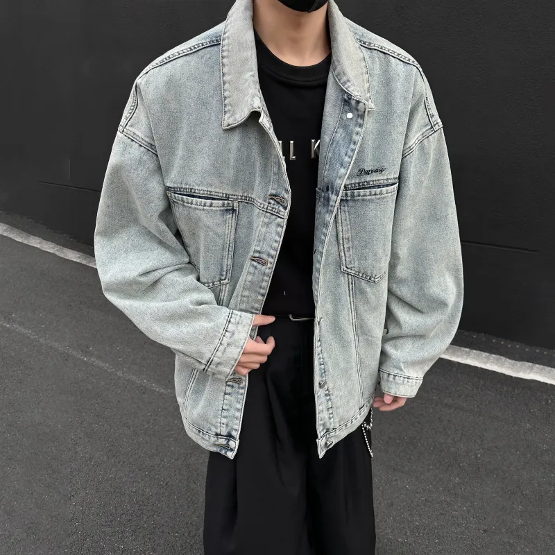 DAREASY Denim Jackets Unisex-9