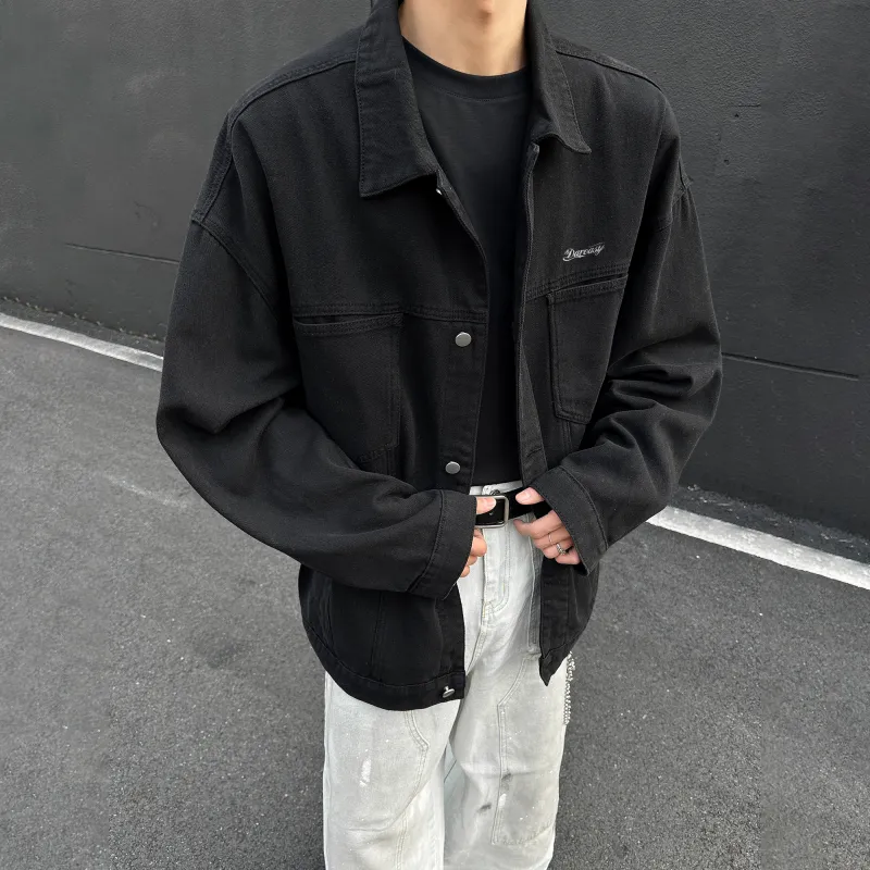 DAREASY Denim Jackets Unisex-2