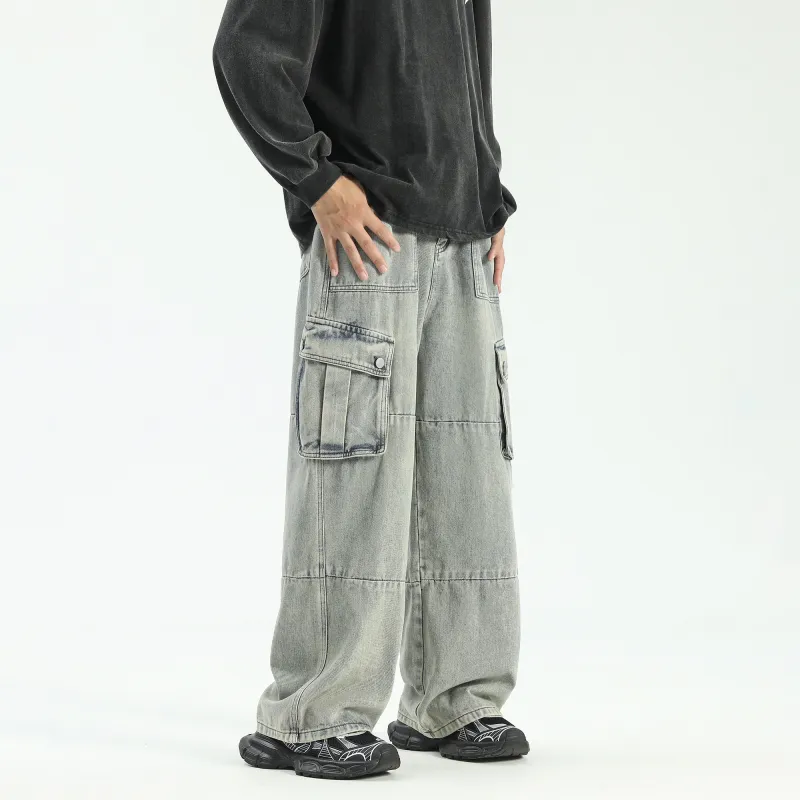 DAREASY Jeans Unisex Washed Blue-40