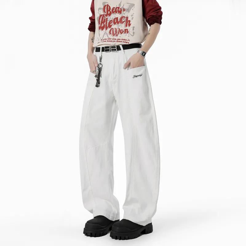 DAREASY Jeans Unisex White-5