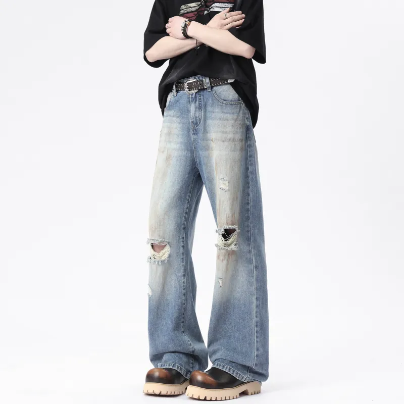 DAREASY Jeans Unisex Vintage Blue-3