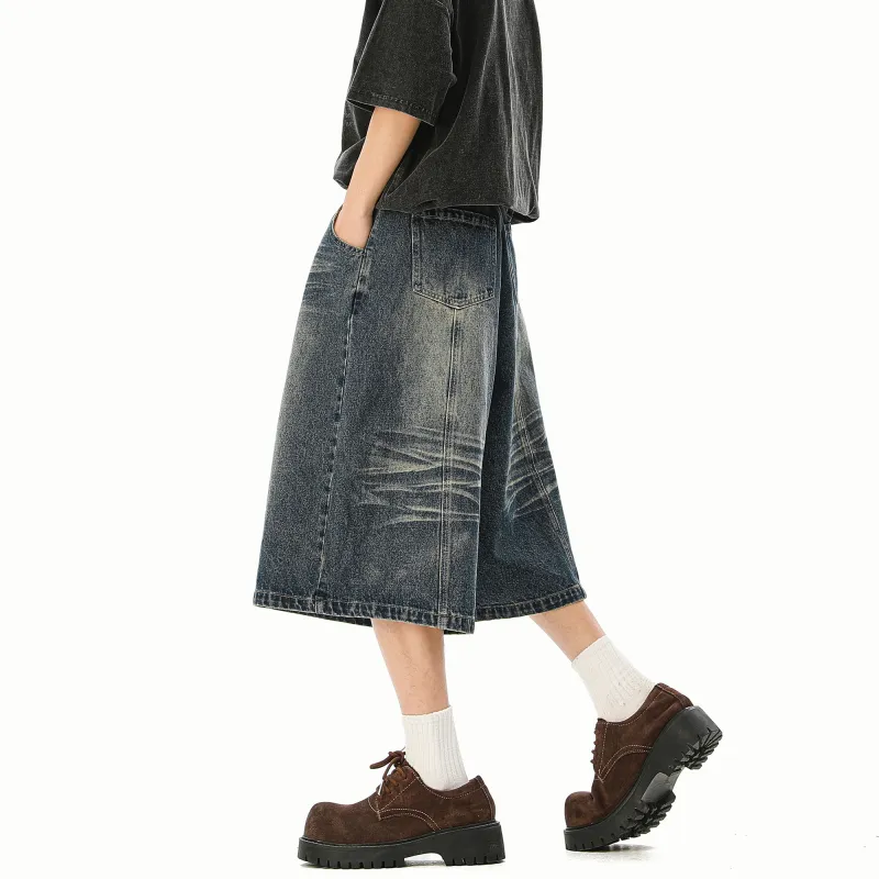 DAREASY Denim Shorts Unisex-12