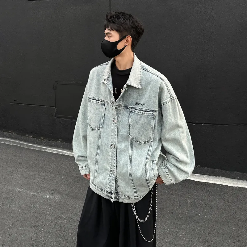 DAREASY Denim Jackets Unisex-13
