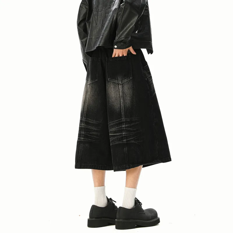 DAREASY Denim Shorts Unisex-5