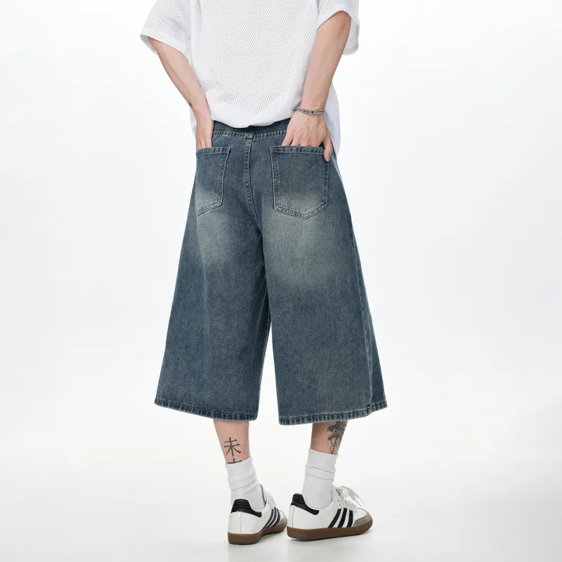 DAREASY Denim Shorts Unisex-5