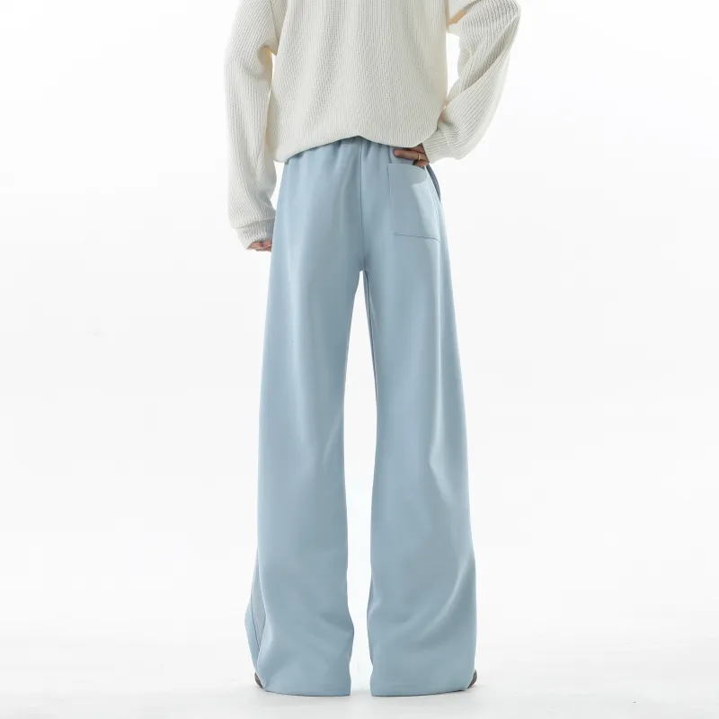 DAREASY Casual Pants Unisex White Heather Gray-24