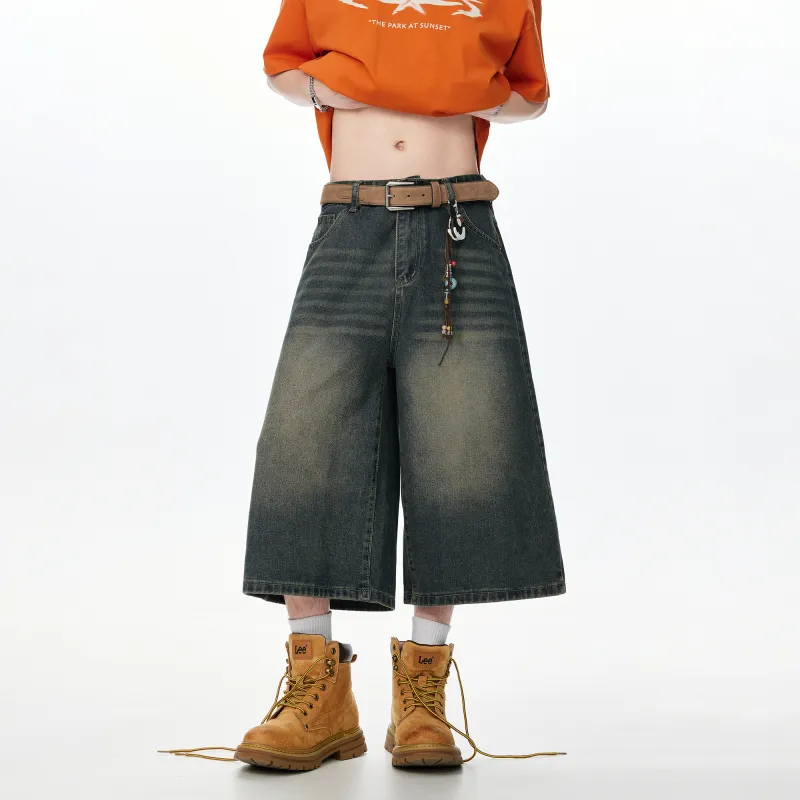 DAREASY Denim Shorts Unisex-14