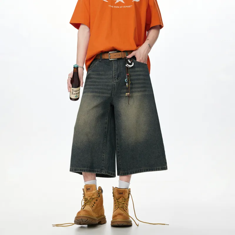 DAREASY Denim Shorts Unisex-16
