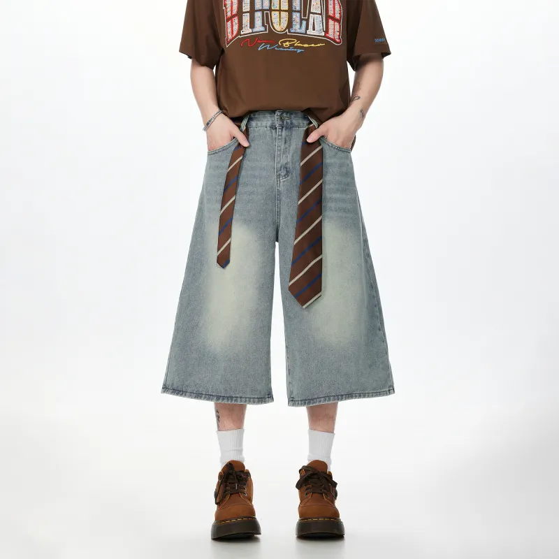 DAREASY Denim Shorts Unisex-8