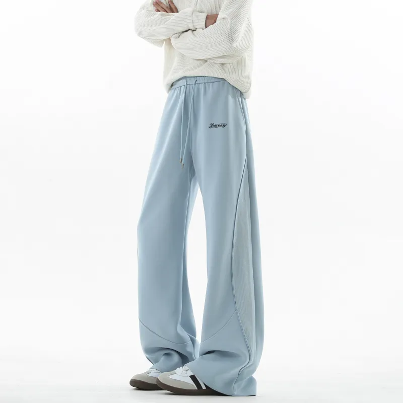 DAREASY Casual Pants Unisex White Heather Gray-23