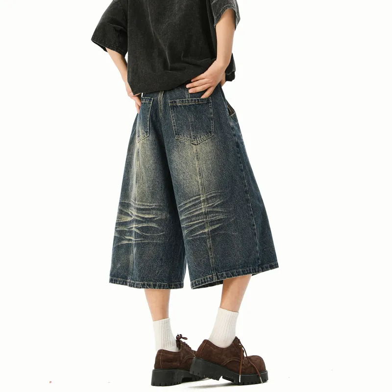 DAREASY Denim Shorts Unisex-11