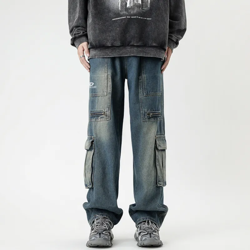 DAREASY Jeans Unisex Vintage Blue-2