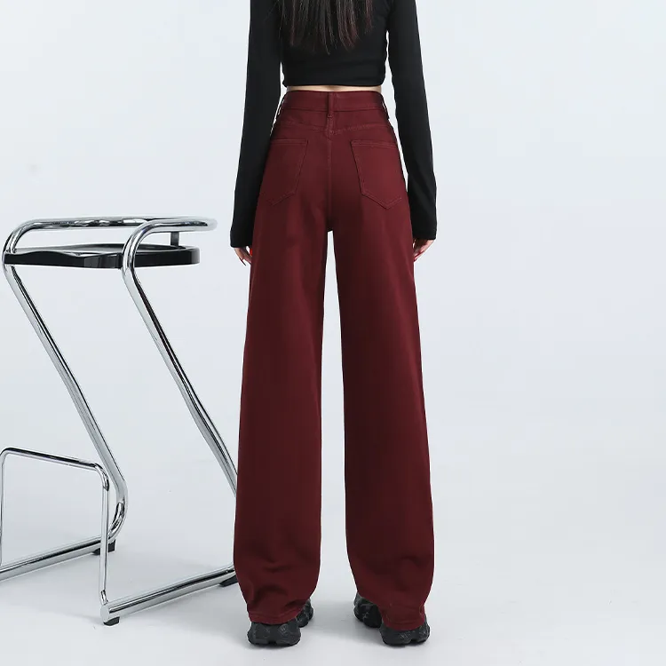 ETSE Jeans Women's Ancora Red Pants-3