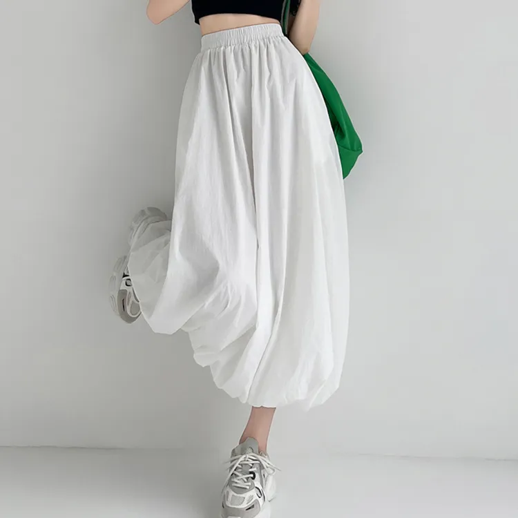 ETSE Casual Long Skirts Women's-14