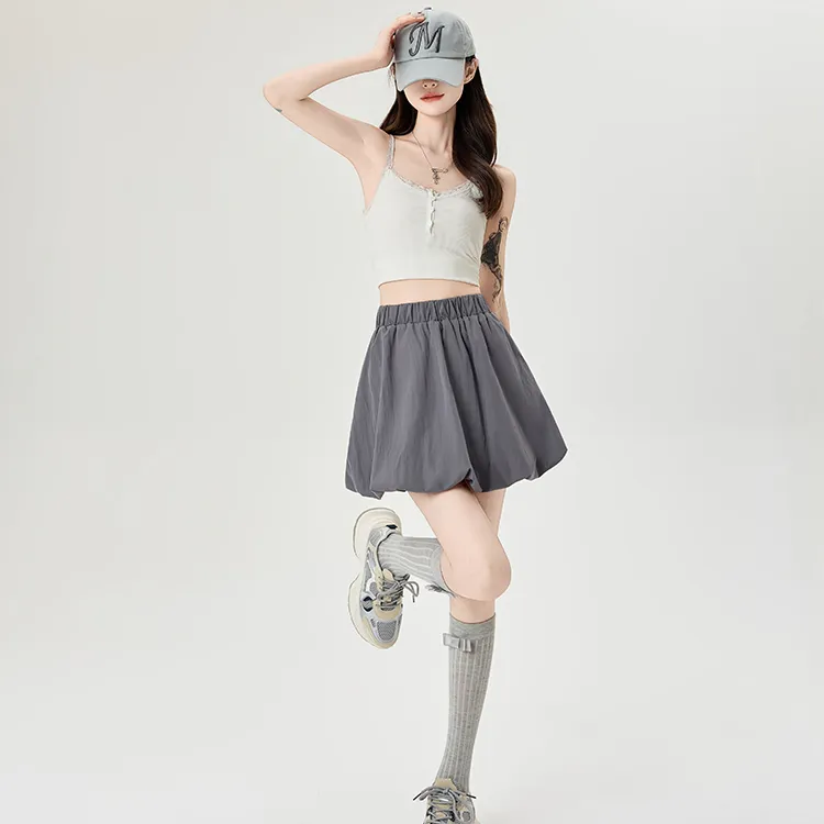 ETSE Casual Short Skirts Women's-2