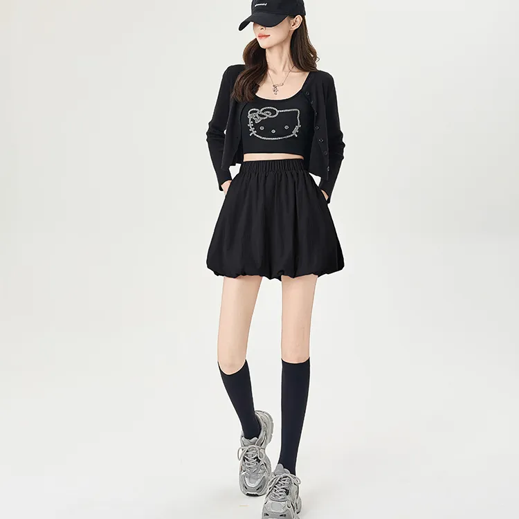 ETSE Casual Short Skirts Women's-19