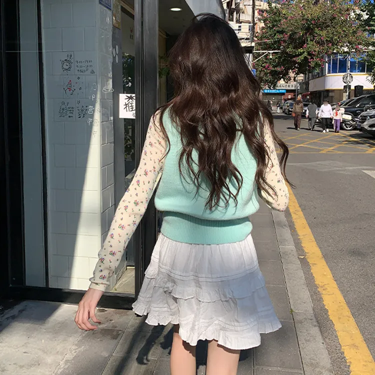 ETSE Casual Short Skirts Women's-4