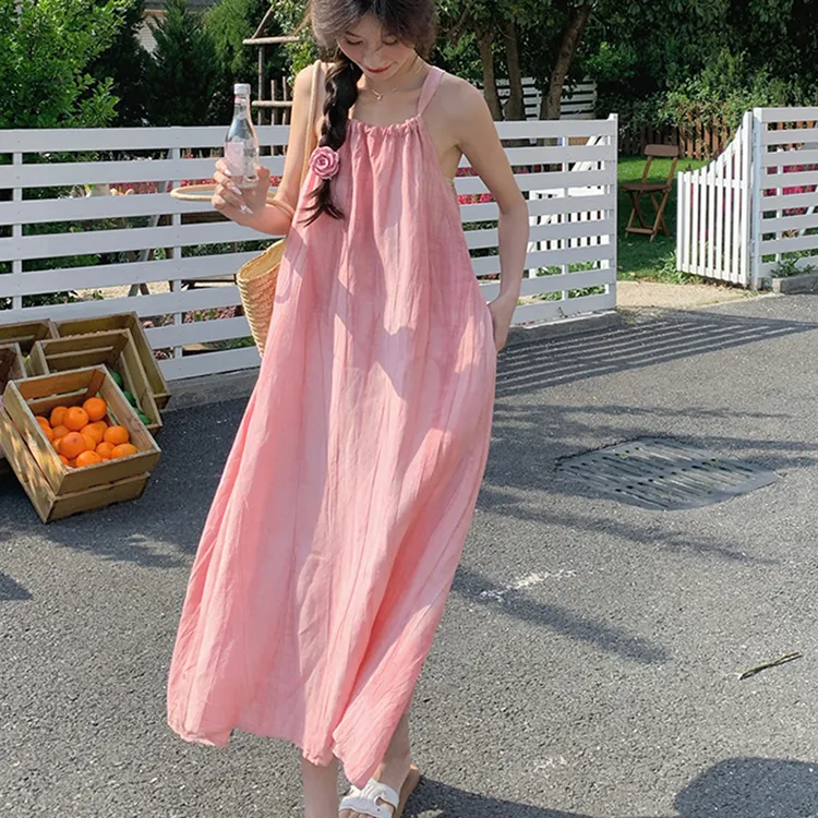 ETSE Slip Dresses Women's Pink-7