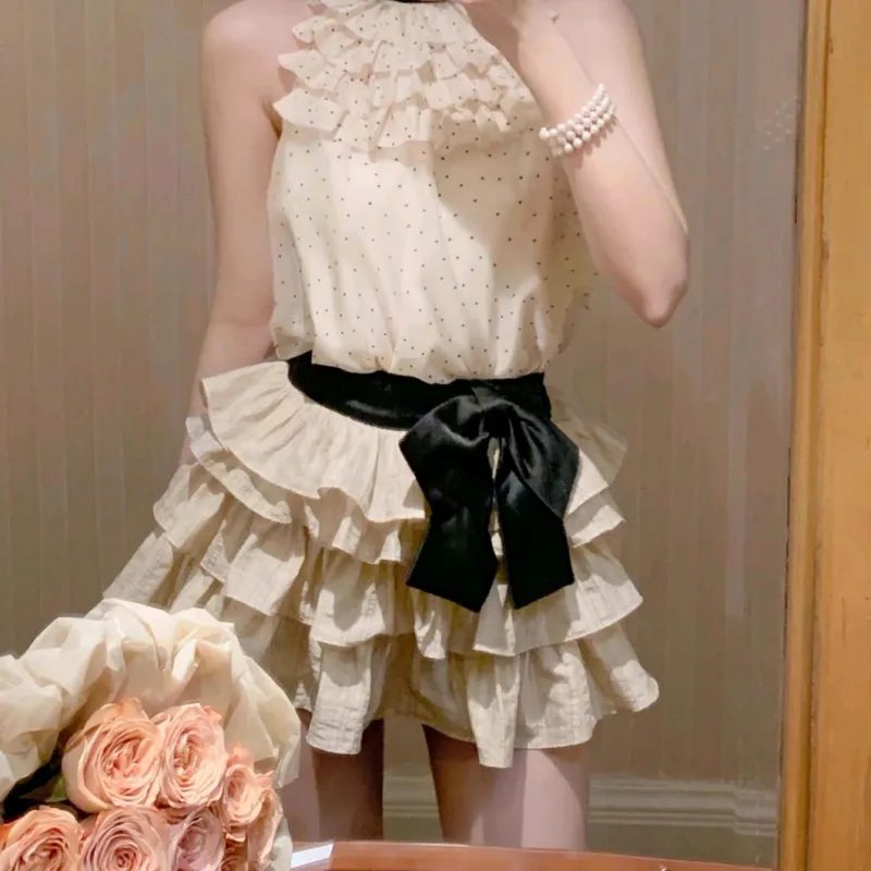 KUNZHUDAXIANG Skirt Set Women's-7