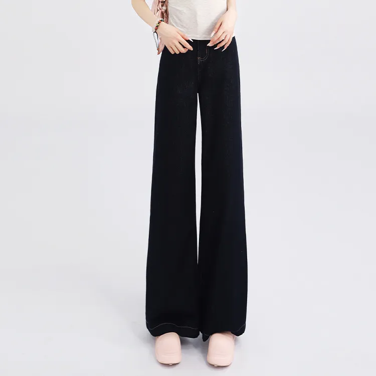 ETSE Jeans Women's Dark Blue Pants-2