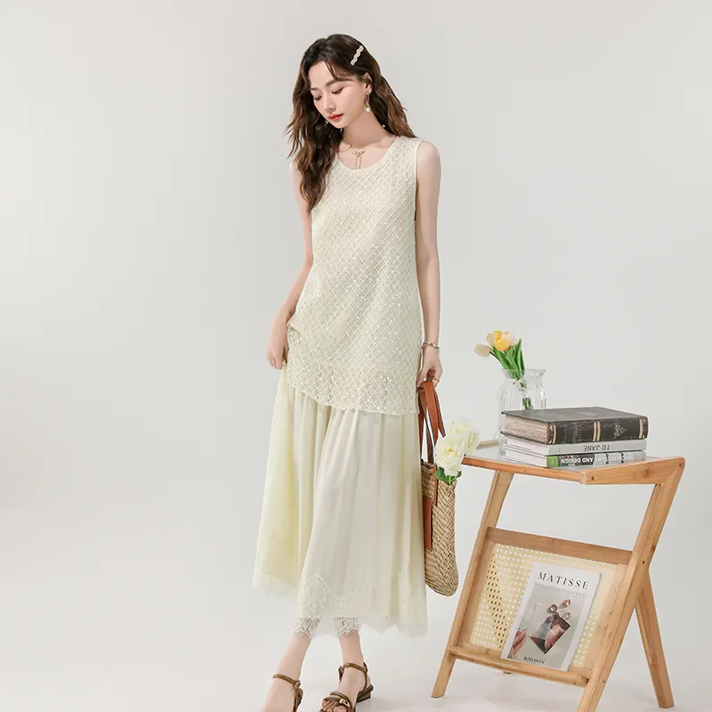 ETSE Slip Dress Women's Apricot-1