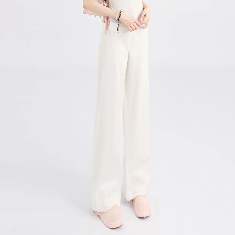 ETSE Jeans Women's White Pants-5